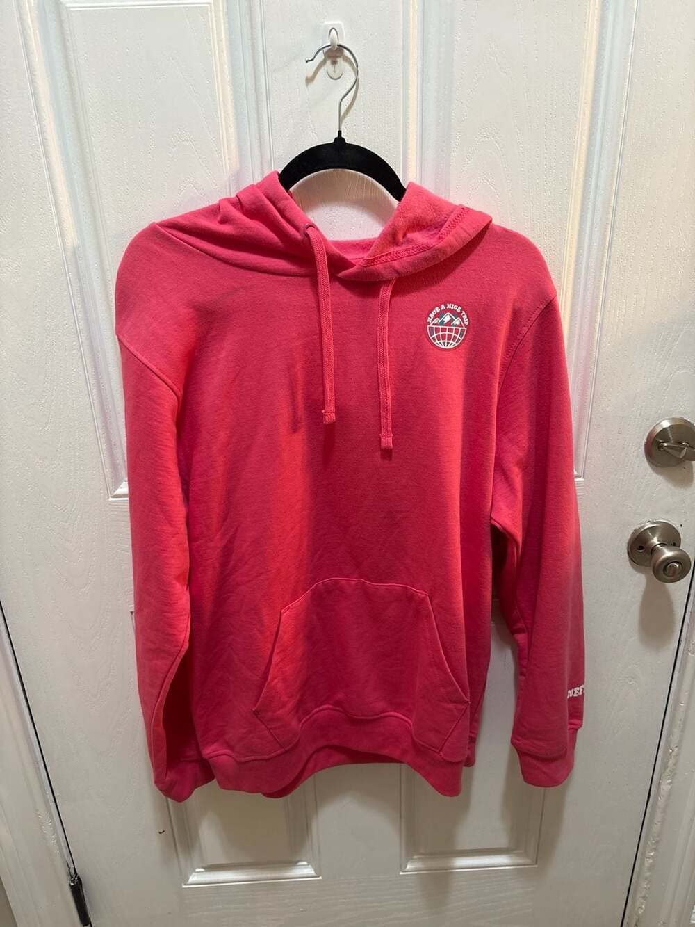 Neff Have A Nice Trip Graphic Hoodie Pink Size Large